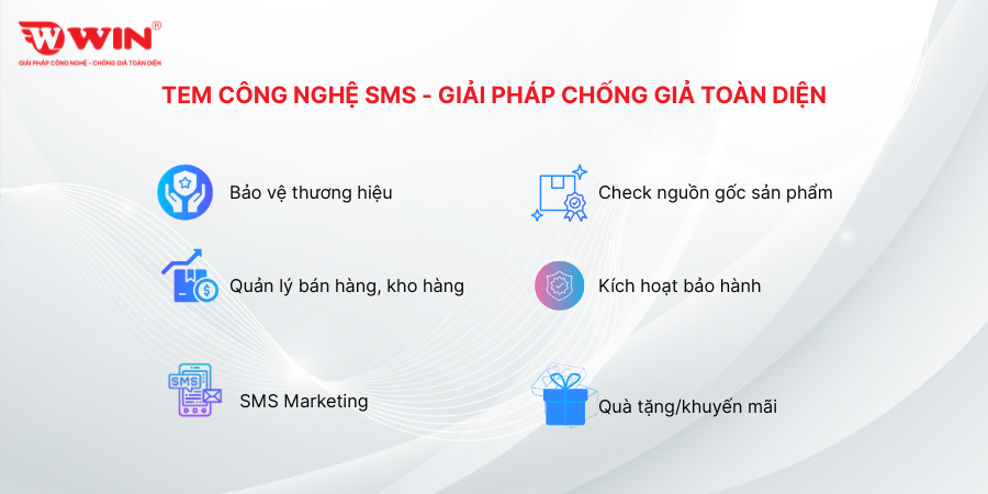 Lợi ích khi dùng tem chống giả SMS