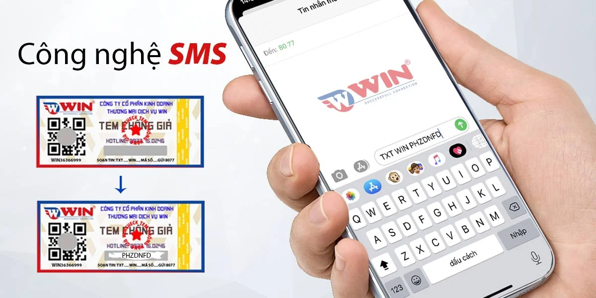 Tem công nghệ chống hàng giả SMS