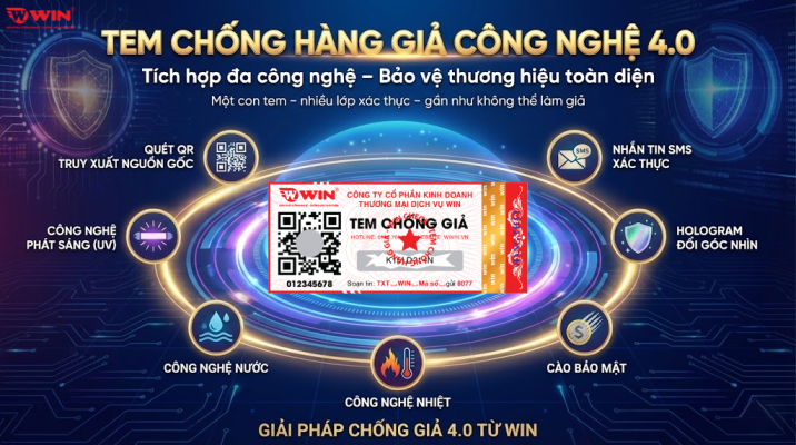 Tem chống giả công nghệ 4.0