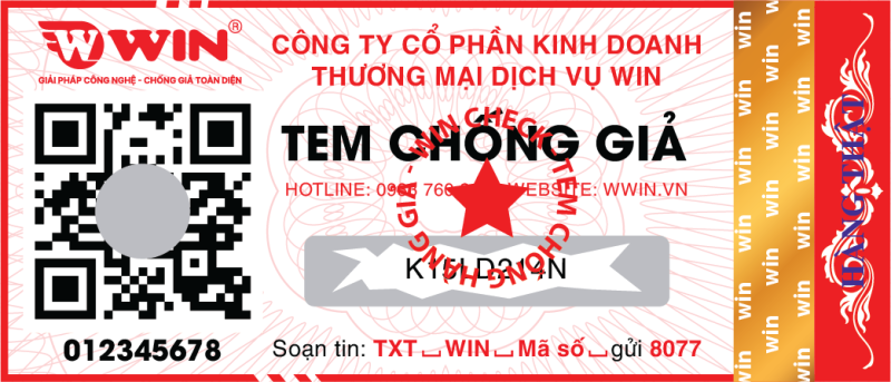 Tem chống hàng giả công nghệ 4.0