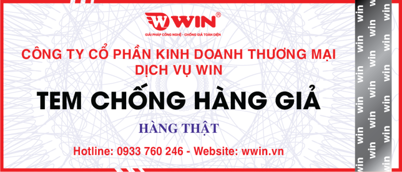 Tem chống hàng giả công nghệ nhiệt nhiệt
