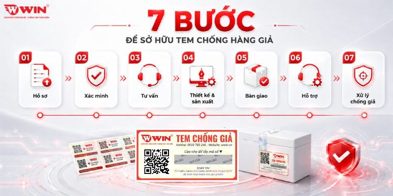 7 bước in tem chống hàng giả HCM