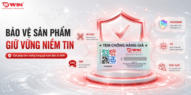 Lợi ích của doanh nghiệp khi dùng tem chống hàng giả