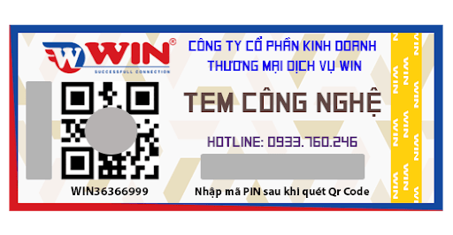 Tem công nghệ chống giả bảo mật 2 lớp