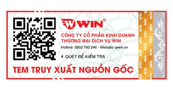 Mẫu tem truy xuất nguồn gốc xác thực sản phẩm