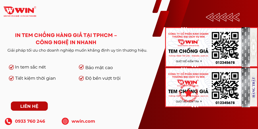 In tem chống giả tại TPHCM nhanh - chi phí cạnh tranh
