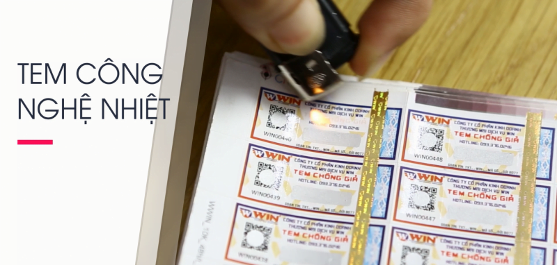 Tem công nghệ nhiệt chống giả là gì?