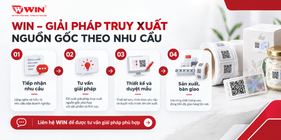 Quy trình in tem truy xuất nguồn gốc