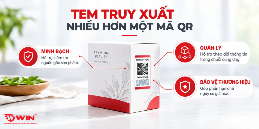 Lợi ích của tem truy xuất nguồn gốc