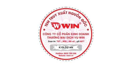 Tem truy xuất nguồn gốc kích thước tròn
