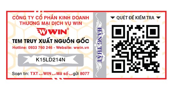 Các mẫu tem truy xuất QR Code kết hợp SMS
