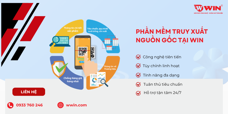 Phần mềm truy xuất nguồn gốc tại WIN