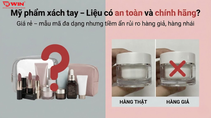 Mỹ phẩm xách tay liệu có an toàn không?