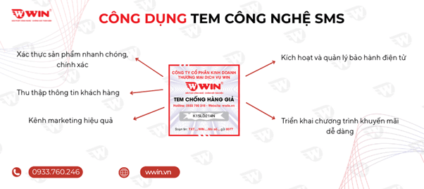 Công dụng của tem công nghệ chống giả SMS