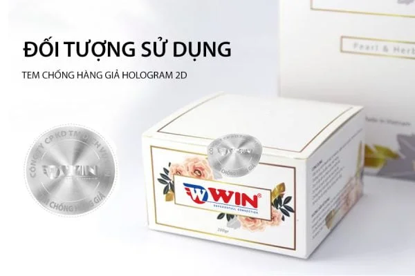 Đối tượng sử dụng tem hologram 2D