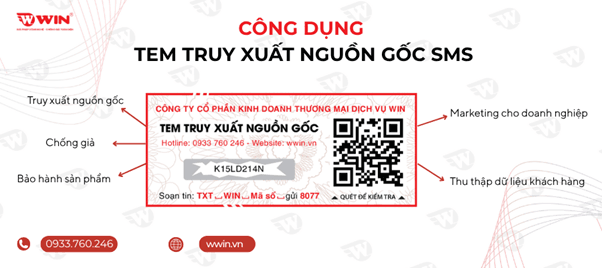 Công dụng của tem truy xuất nguồn gốc SMS