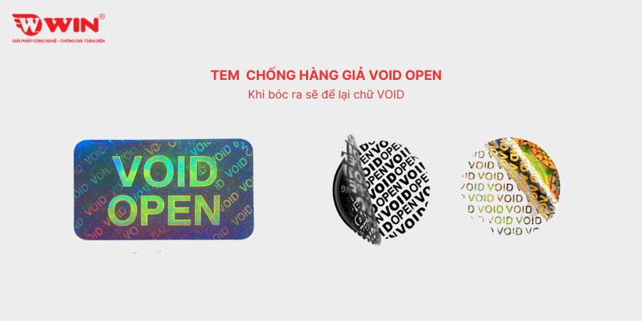 Công dụng tem void chống giả