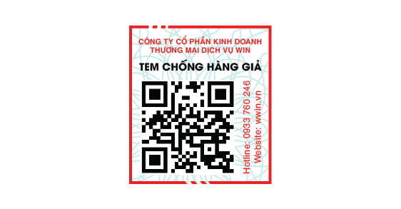 Thông tin trên tem QR Code