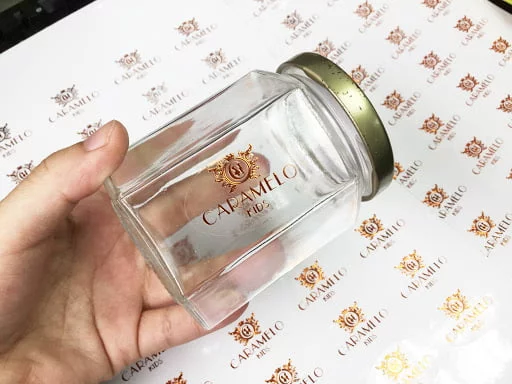 tem nhãn decal trong suốt