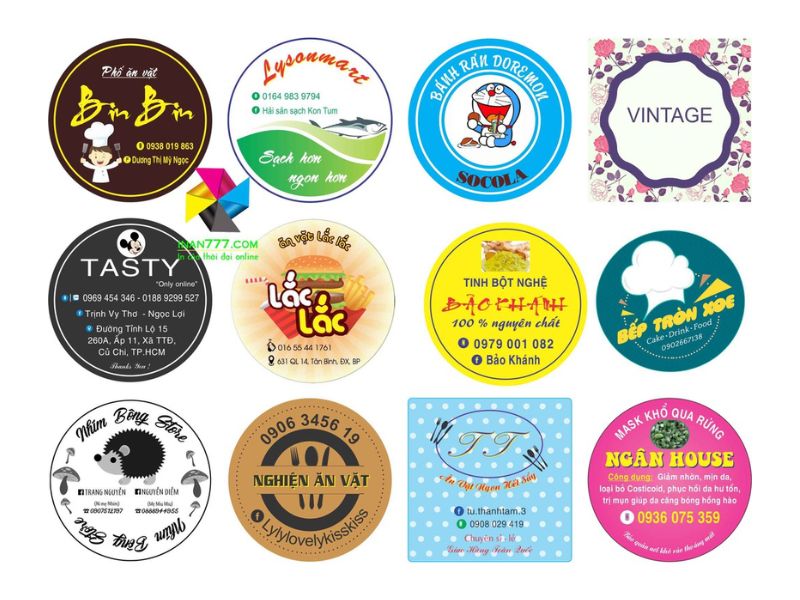 in tem nhãn sticker theo yêu cầu