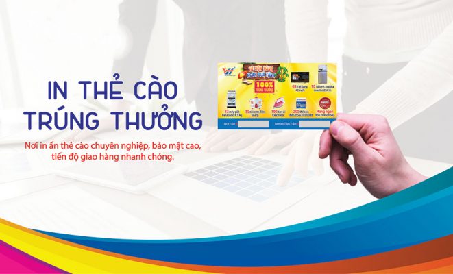 thẻ cào trúng thưởng khuyến mãi