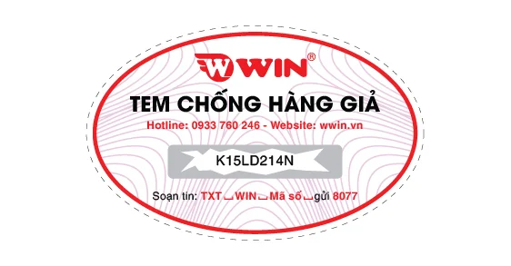 Tem chống hàng giả công nghệ phát sáng (trước khi chiếu tia UV)