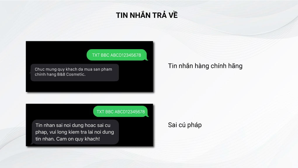 Kết quả tổng đài 8077 trả về
