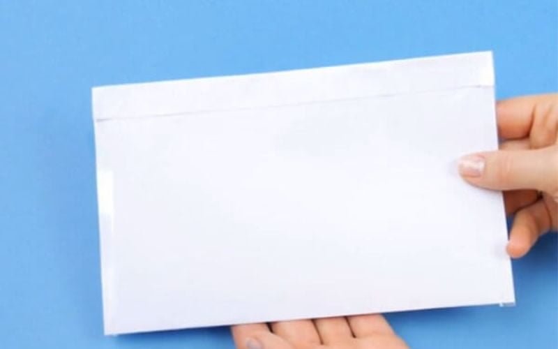Cách làm phong bì đựng thiệp dạng túi