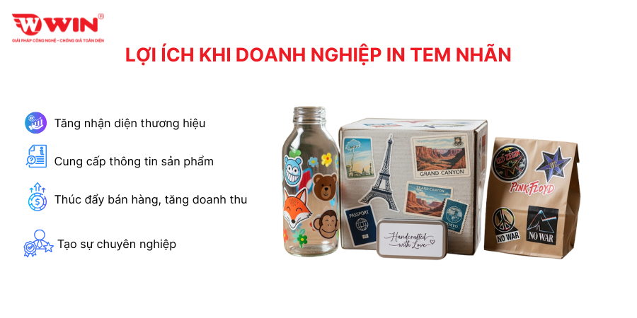 Lợi ích của việc in tem nhãn mác