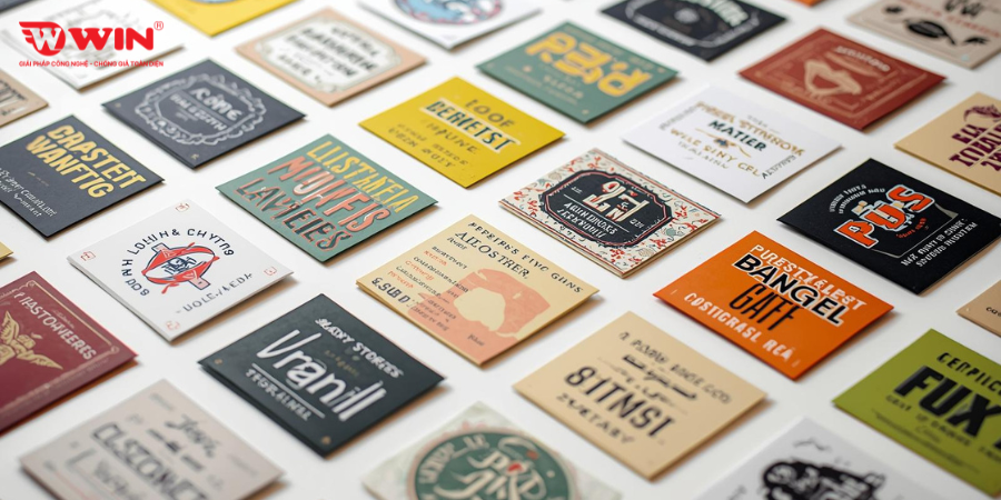 In tem nhãn mác đa dạng chất liệu