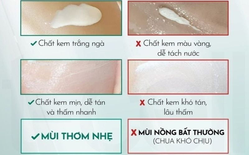 Chất lượng kem chống nắng