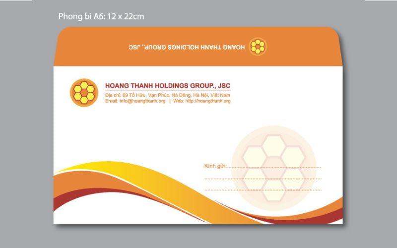 Mẫu phong bì công ty đẹp