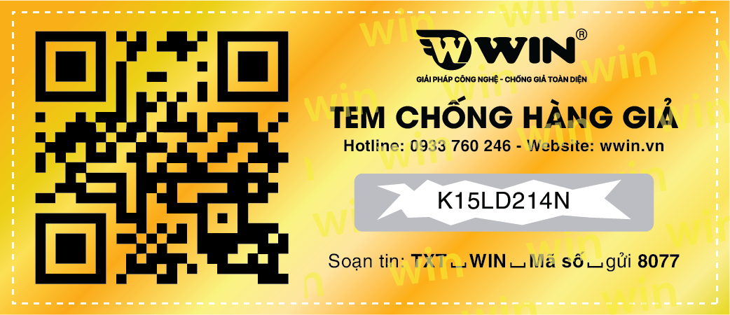 Tem chống hàng giả Hologram công nghệ QR Code kết hợp công nghệ SMS và phát sáng