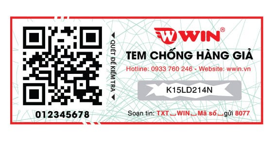 Tem chống hàng giả QR Code kết hợp SMS