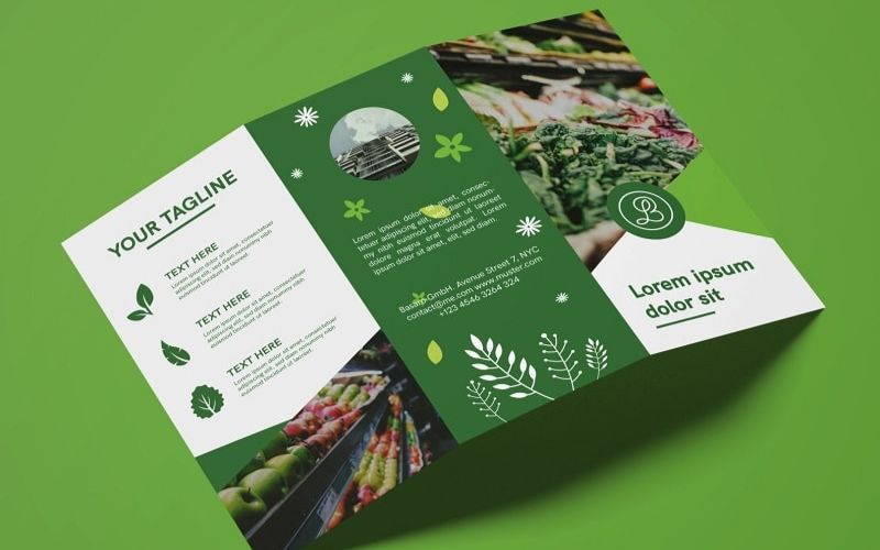 Mẫu brochure thân thiện với môi trường