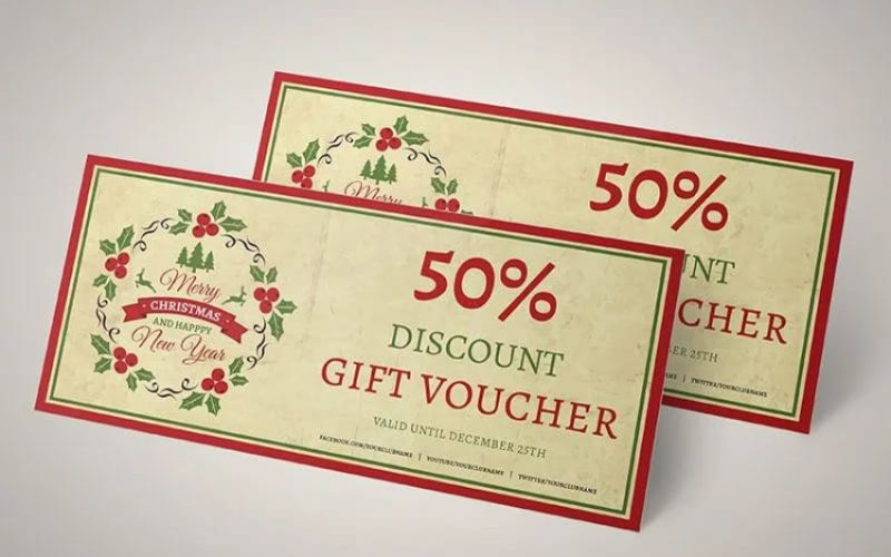 Mẫu voucher cổ điển