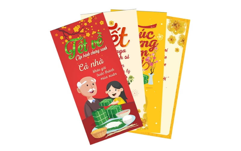 Các loại bao lì xì phổ biến