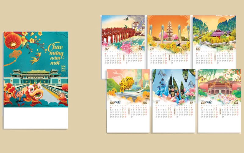 Lợi ích của doanh nghiệp khi in lịch Tết
