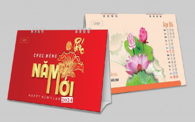In lịch để bàn