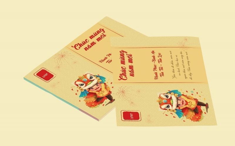 Các loại thiệp Tết phổ biến