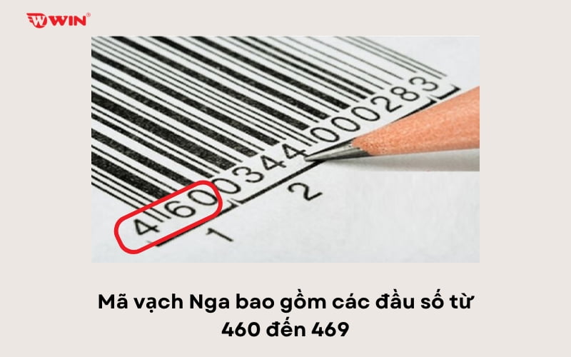 Mã vạch Nga bao gồm các đầu số từ 460 đến 469