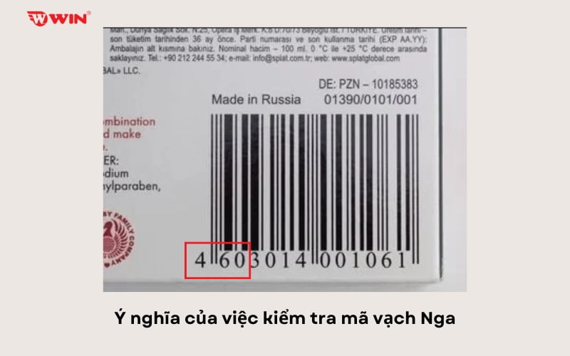 Ý nghĩa của việc kiểm tra mã vạch Nga