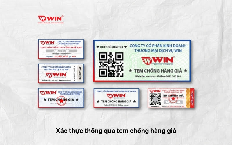 Tem chống giả xác thực chính hãng