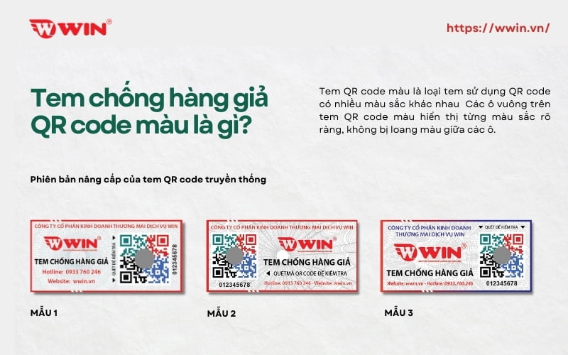 Tem QR code màu là gì