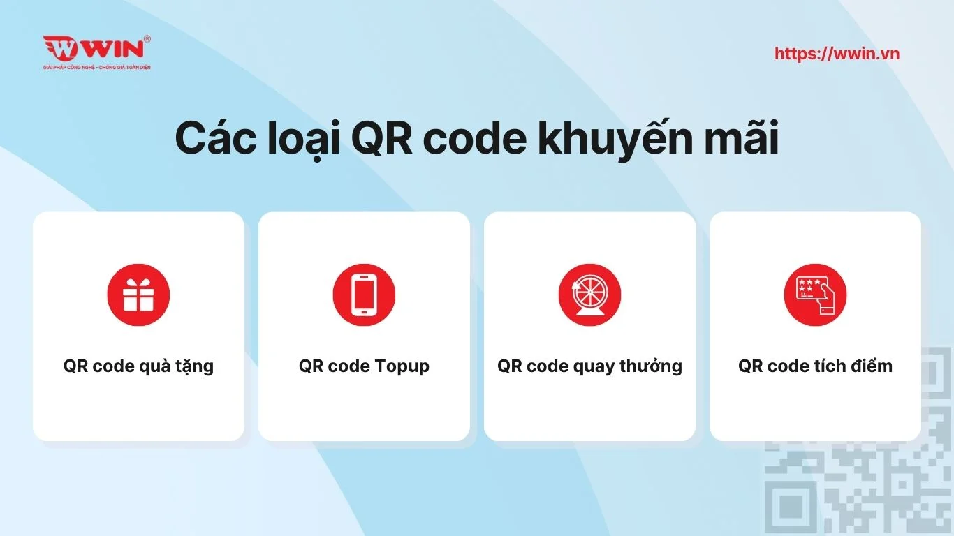 Các loại QR code khuyến mãi