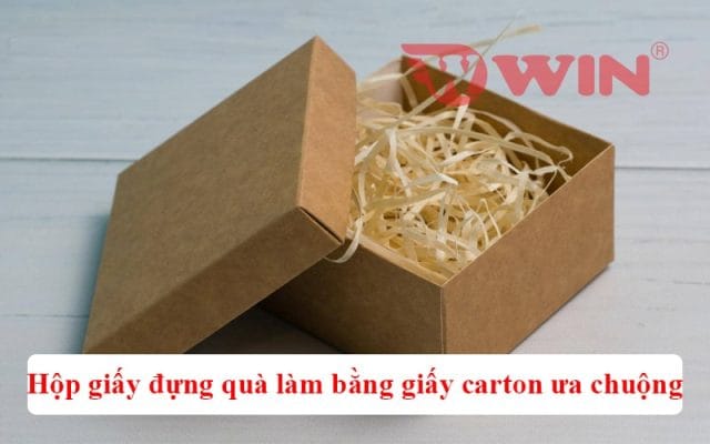Lý do hộp giấy đựng quà làm bằng giấy carton được ưa chuộng