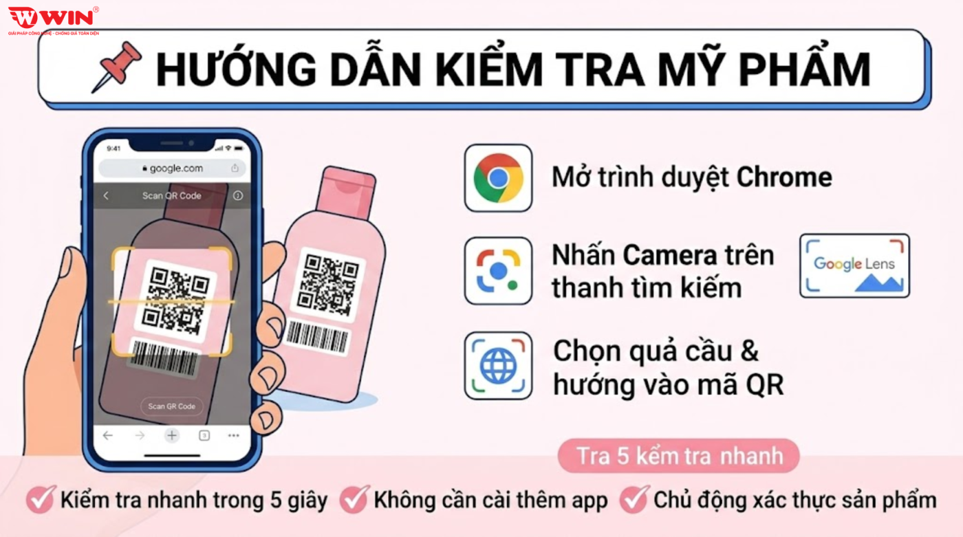 Hướng dẫ n cách check mã vạch Mỹ Phẩm