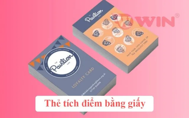 Thẻ tích điểm bằng giấy
