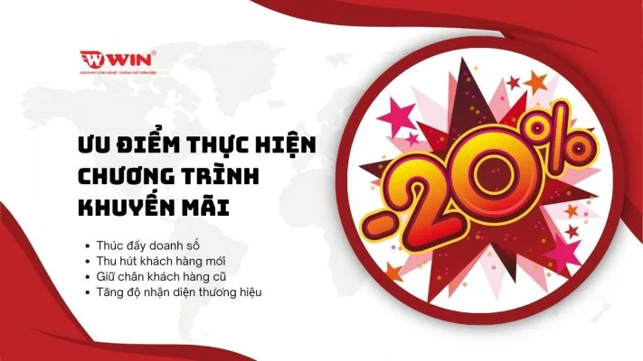 Ưu điểm thực hiện chương trình khuyến mãi