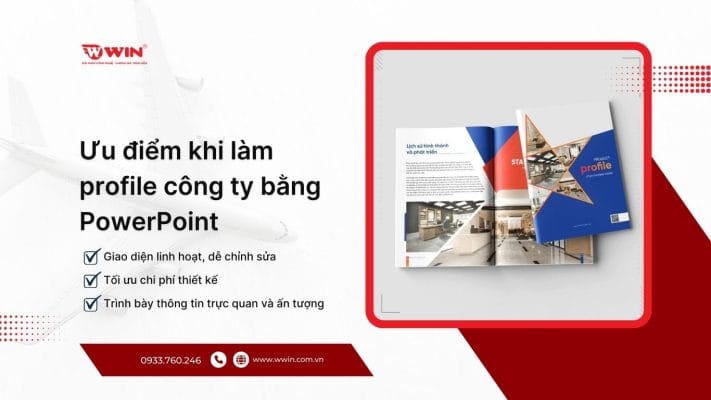 Ưu điểm khi làm profile công ty bằng powerpoint